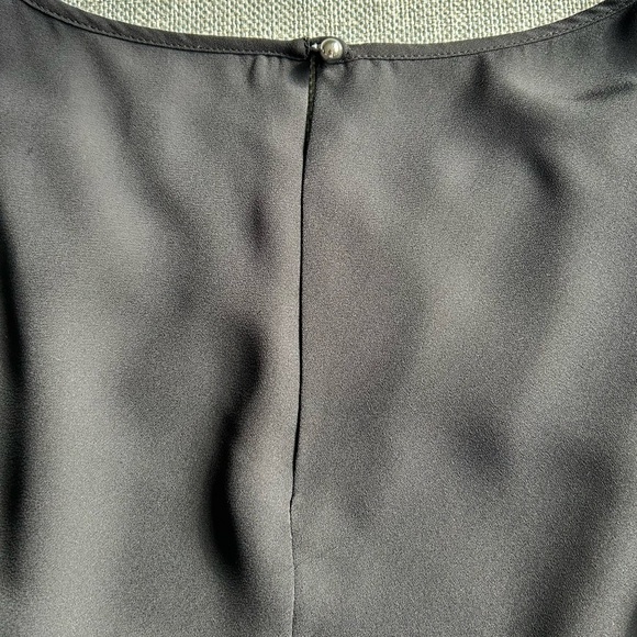 BANANA REPUBLIC Tiered Shift Dress black and White Size 6 - Picture 6 of 14